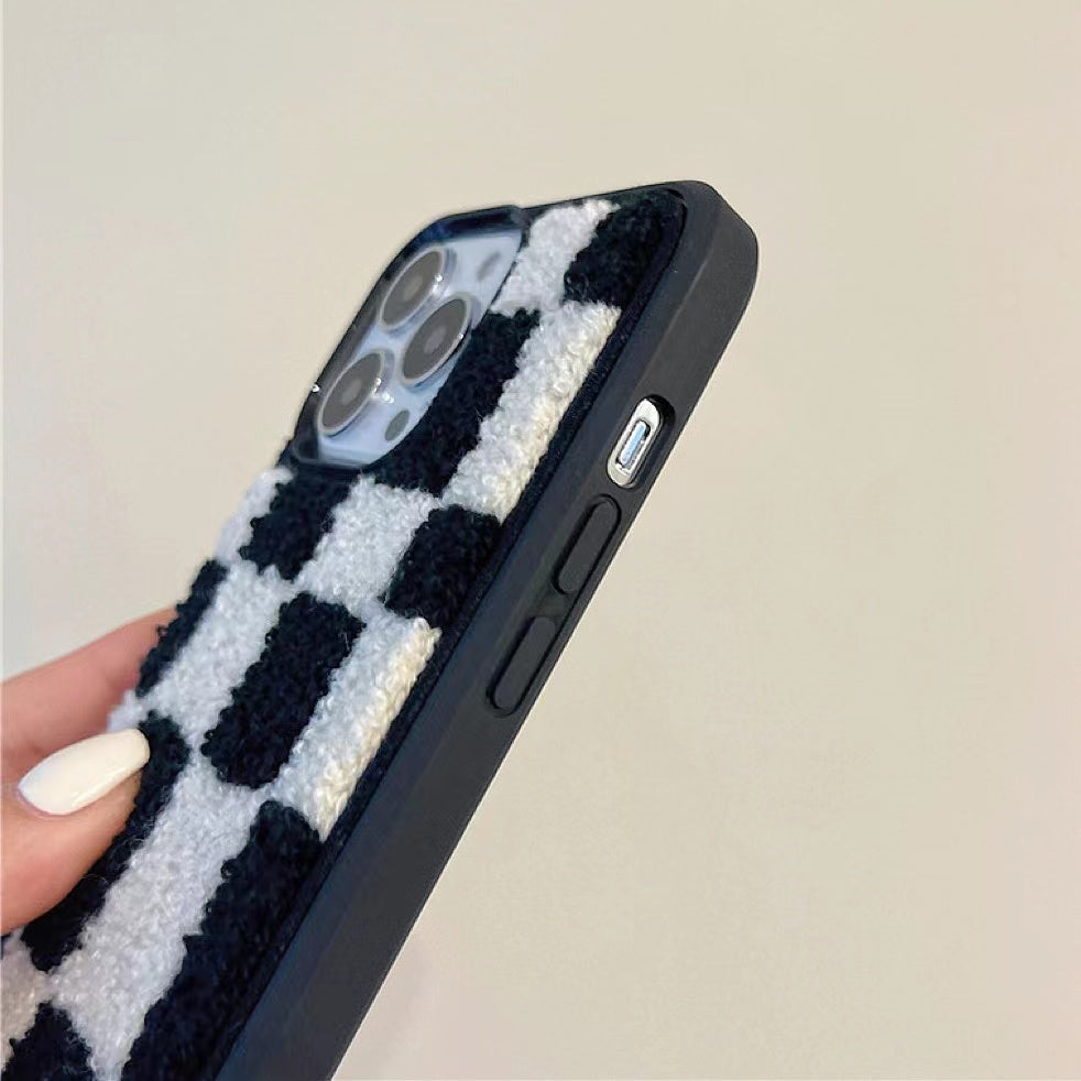 Sherpa Checkered Phone Case