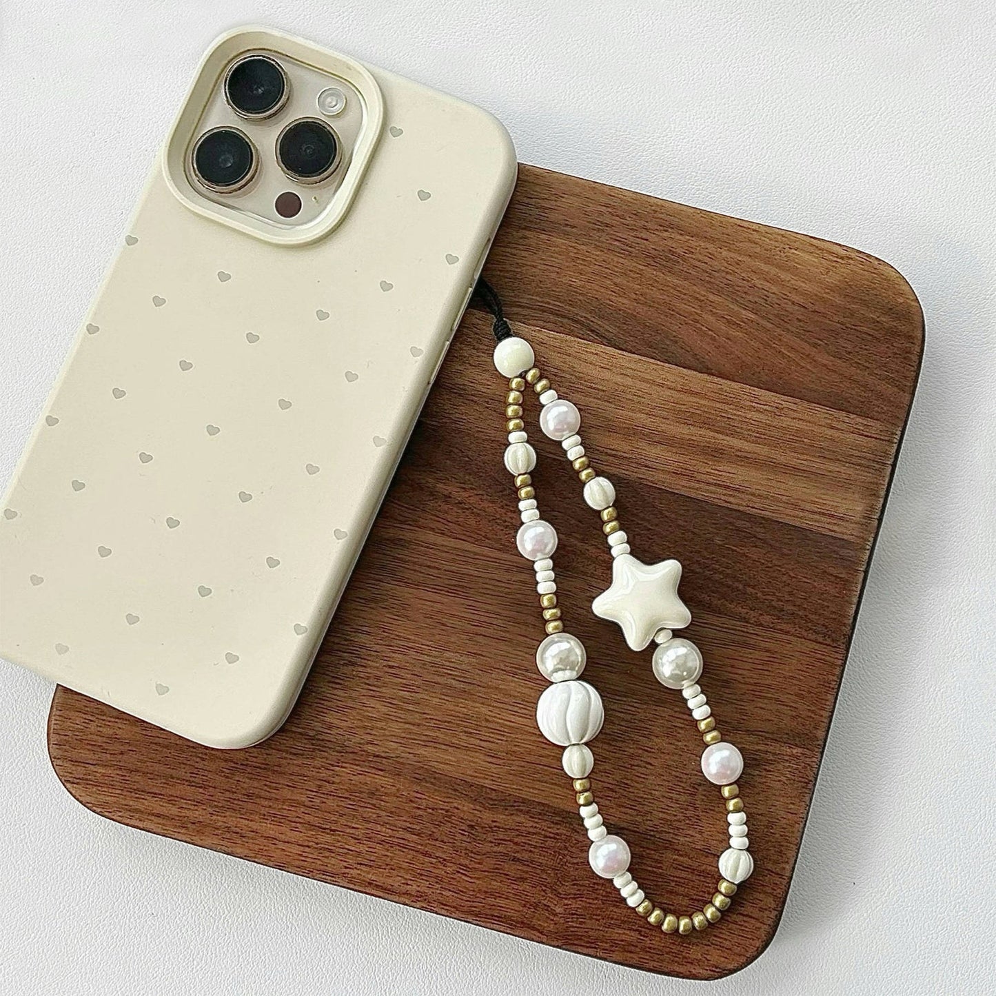 Starry Pearl Delight Phone Charm