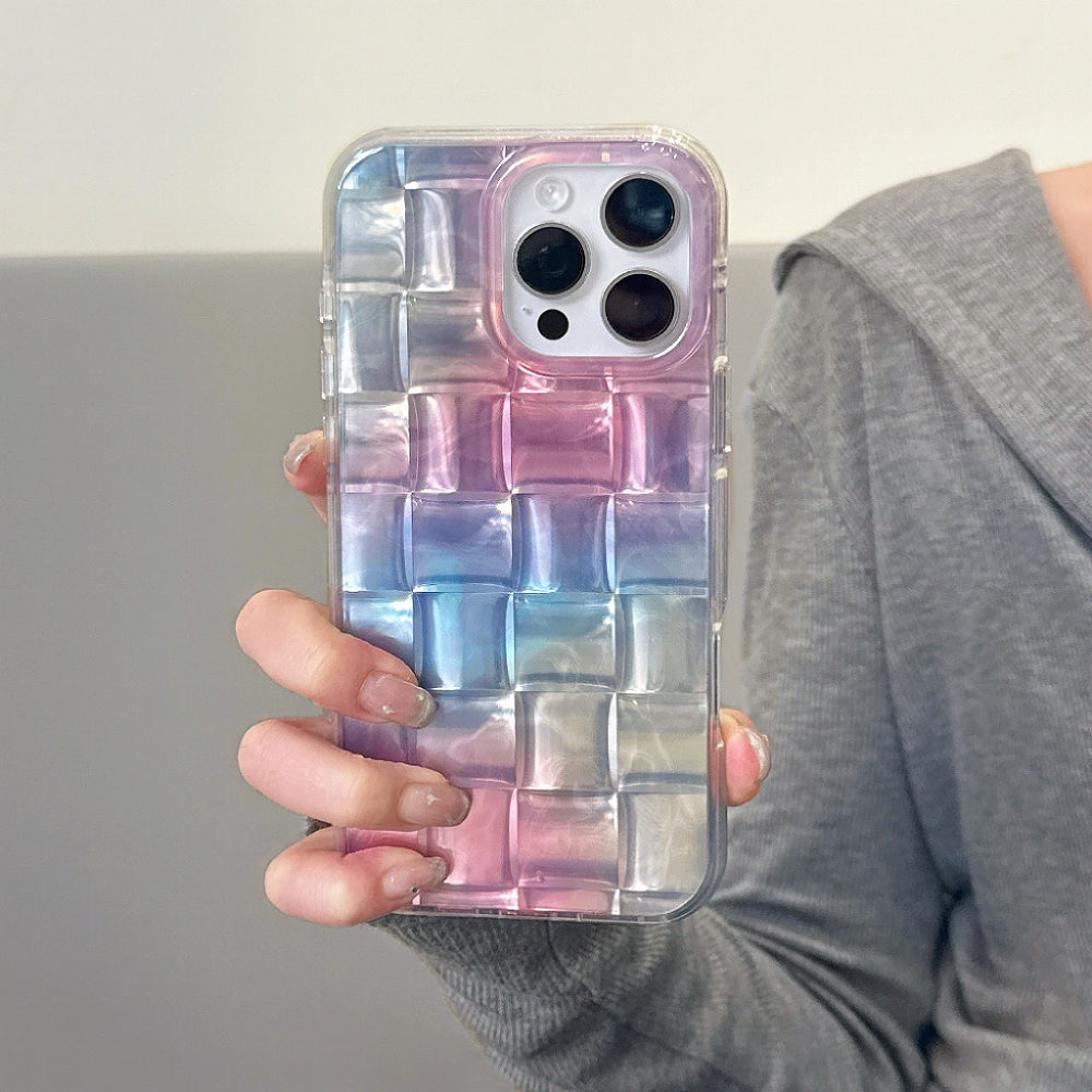 Pastel Gradient Quilted Phone Case