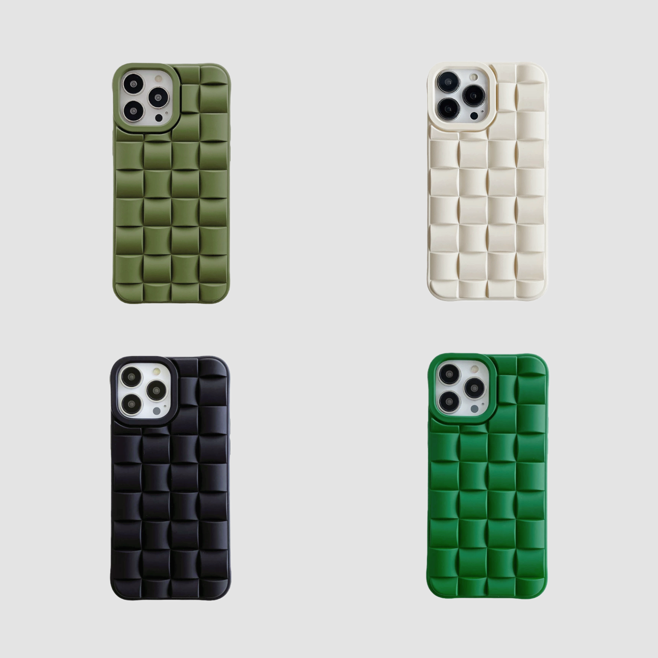 3D Plaid Phone Case