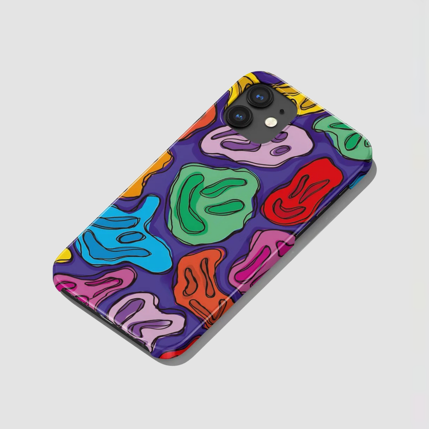 Colorful Funny Face Phone Case