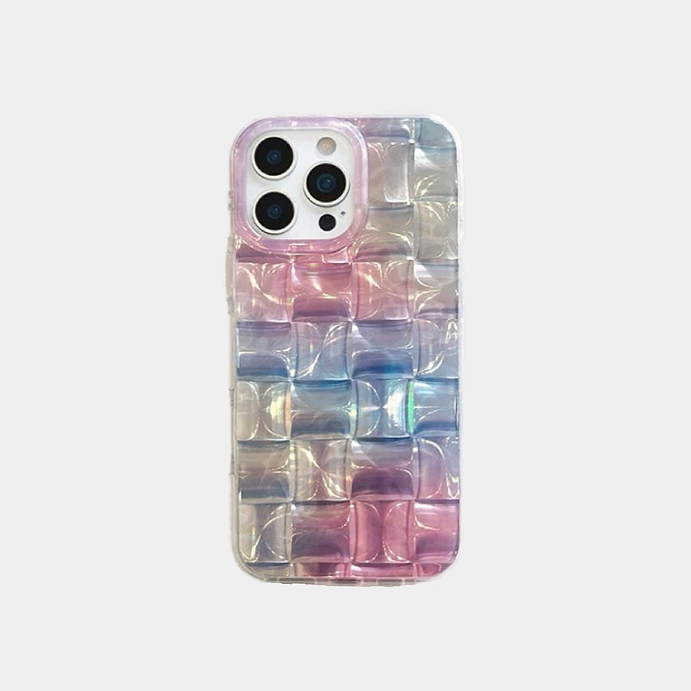Pastel Gradient Quilted Phone Case