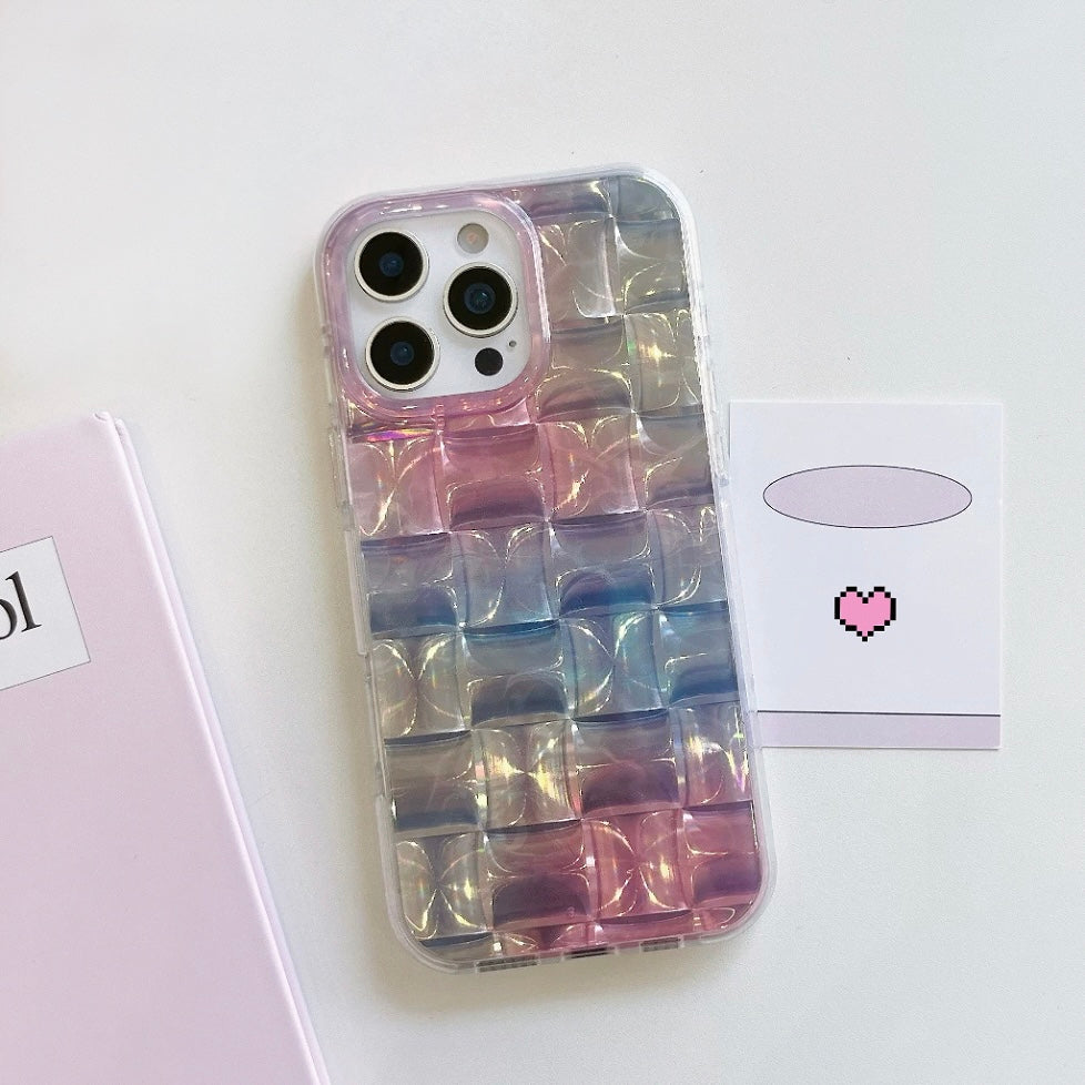 Pastel Gradient Quilted Phone Case
